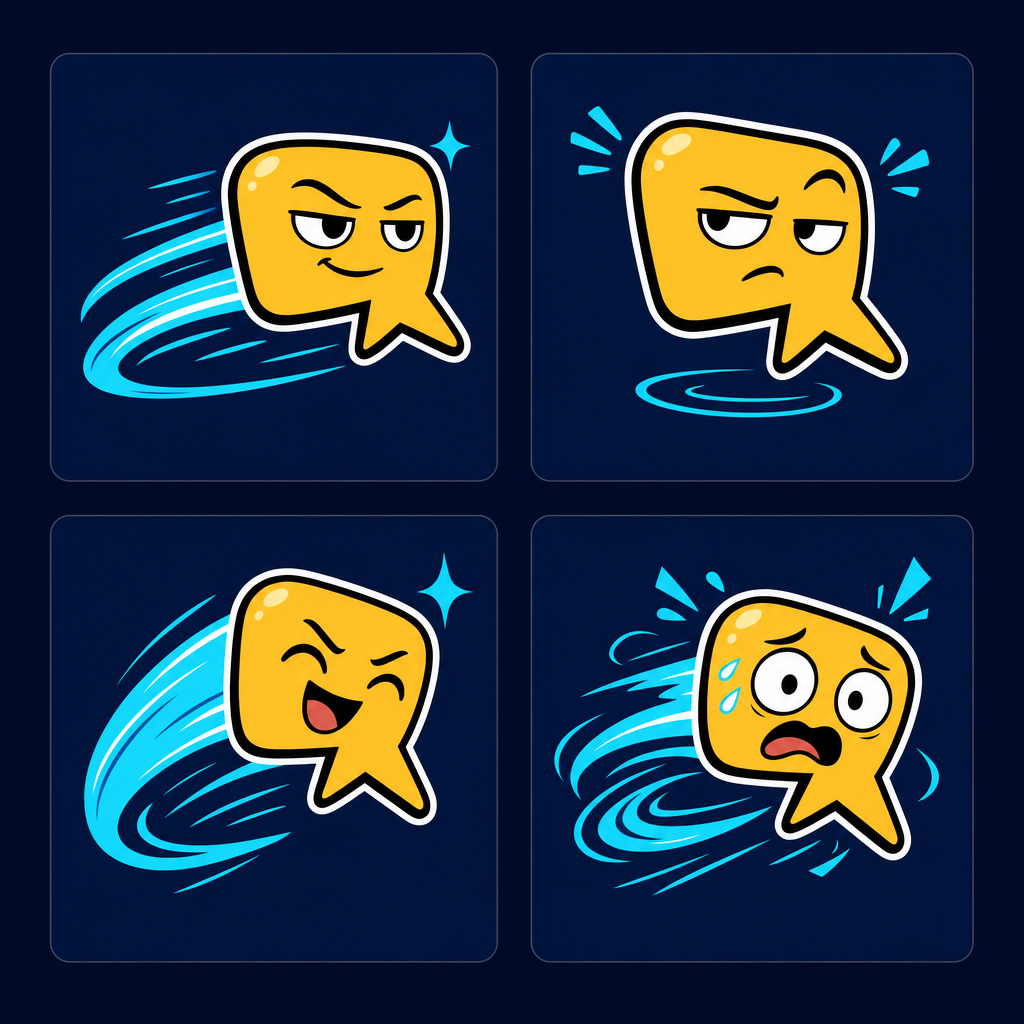 HRUN sticker pack preview